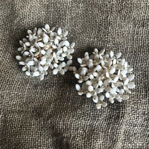 Vintage floral earrings bridal Statement party